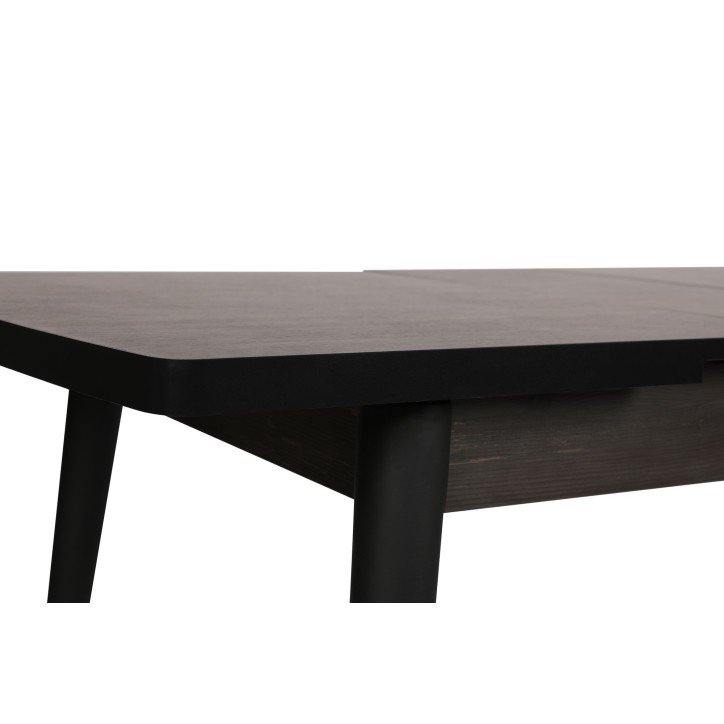 Mesa de comedor extensible Inci 1143 negro