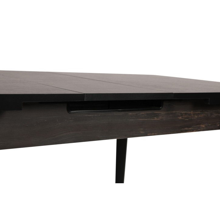 Mesa de comedor extensible Inci 1143 negro