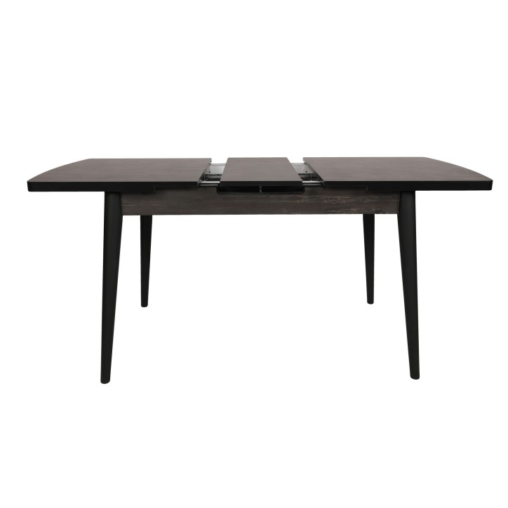 Mesa de comedor extensible Inci 1143 negro