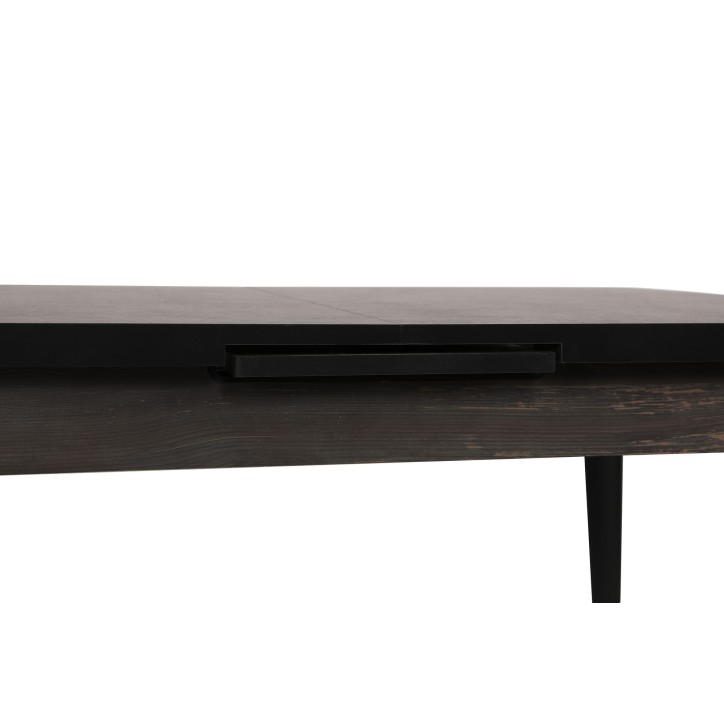 Mesa de comedor extensible Inci 1143 negro