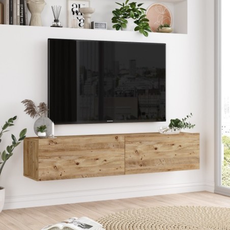 Mueble TV con estante FR10-A pino atlántico