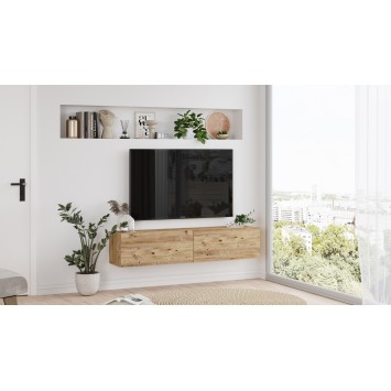 Mueble TV con estante FR10-A pino atlántico - 956LCS1673