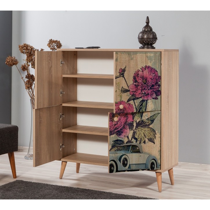 Mueble auxiliar Multilux-733 sonoma roble