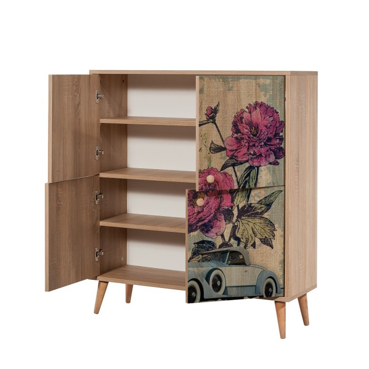 Mueble auxiliar Multilux-733 sonoma roble