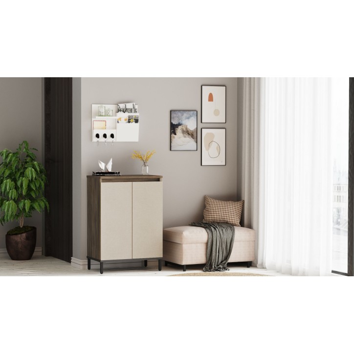 Mueble auxiliar VE1-CV antracita marrón