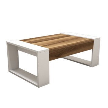 Mesa de centro Venüs blanco nogal - 845HCT2818