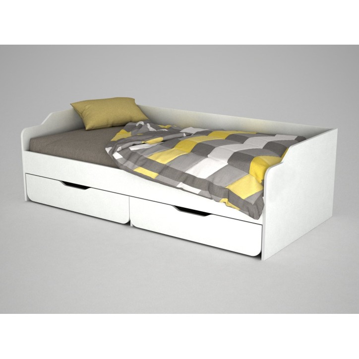 Cama individual Young blanco