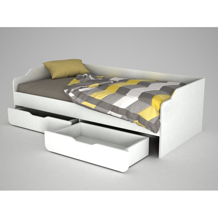 Cama individual Young blanco