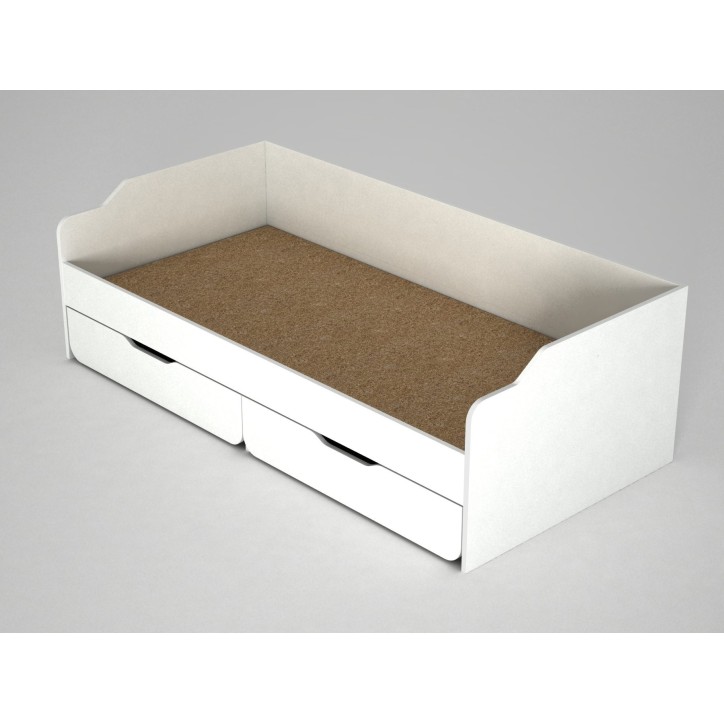 Cama individual Young blanco