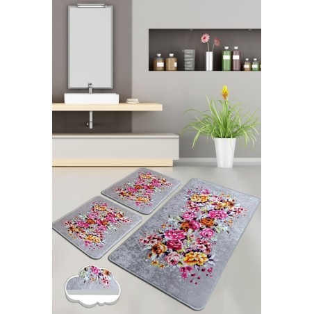 Alfombra de baño Set (3 piezas) Soıl multicolor