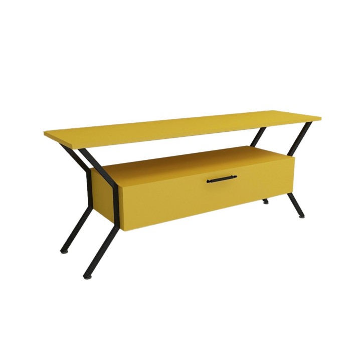 Mueble TV Tarz negro amarillo