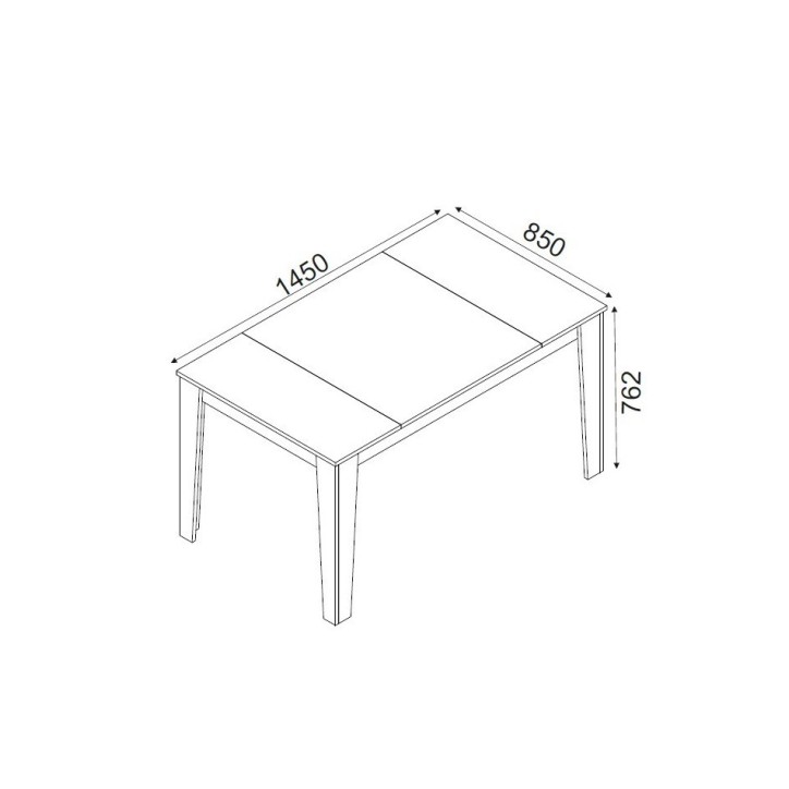 Mesa comedor Costa Patik madera beige