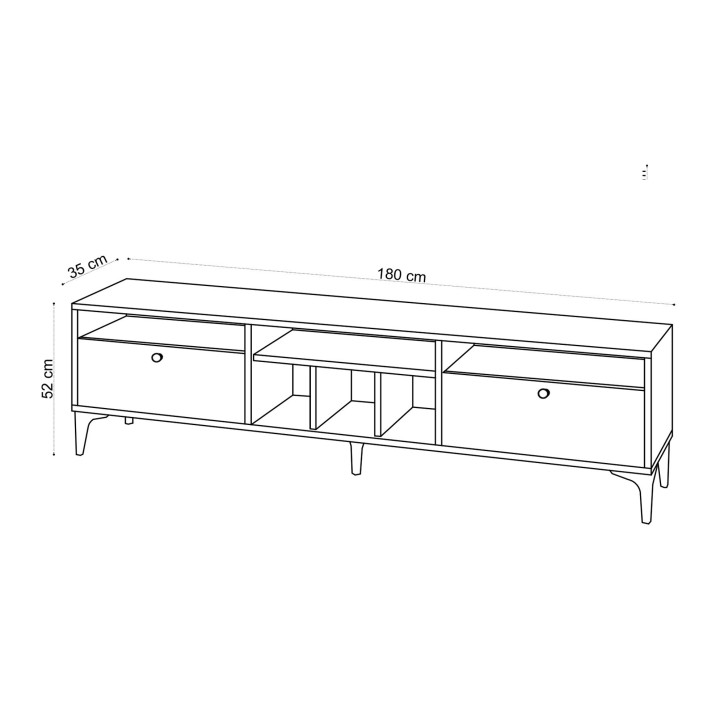 Mueble TV Robb roble