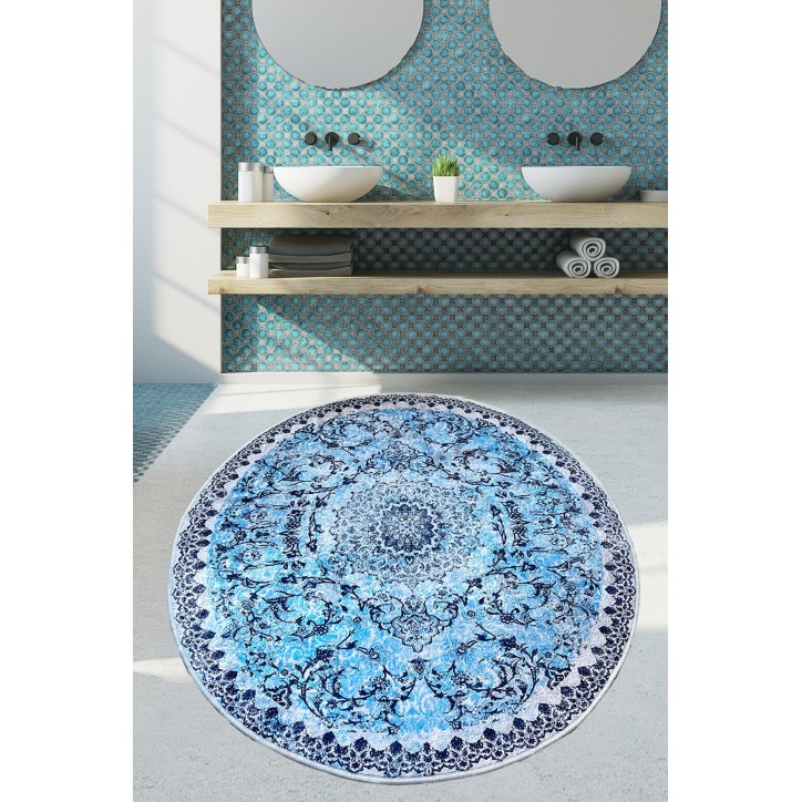 Alfombra de baño Raiya (140 cm) multicolor