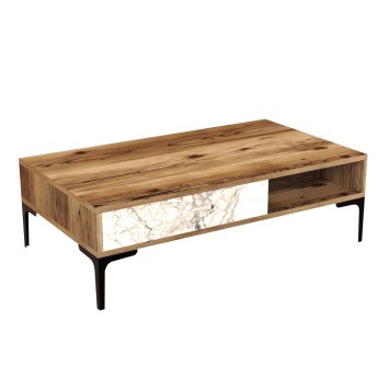 Mesa de centro Istanbul blanco nogal - 845HCT5267