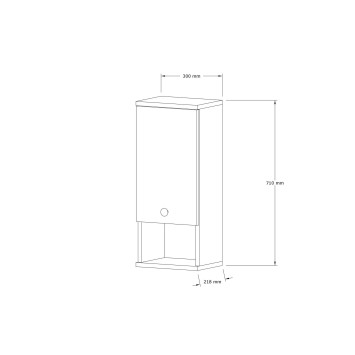 Mueble de baño Mis nogal - 835PUQ3501