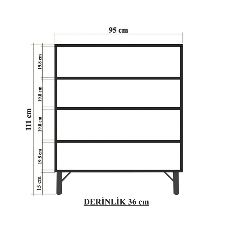 Mueble auxiliar Mültilüx Sia mostaza morado marrón blanco