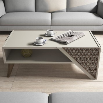 Mesa de centro Beril crema - 845HCT2803