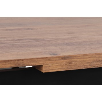 Mesa de comedor extensible Polo-1303 negro nogal - 974NMB1731