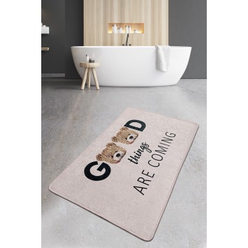 Alfombra de baño Things Djt (80 x 100) multicolor