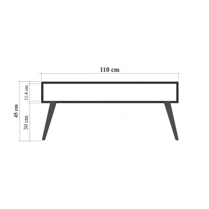 Mesa de centro Viva-764 pino atlántico