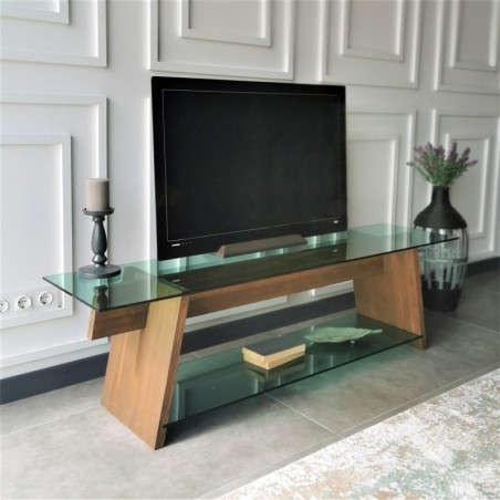 Mueble TV TV202 verde nogal