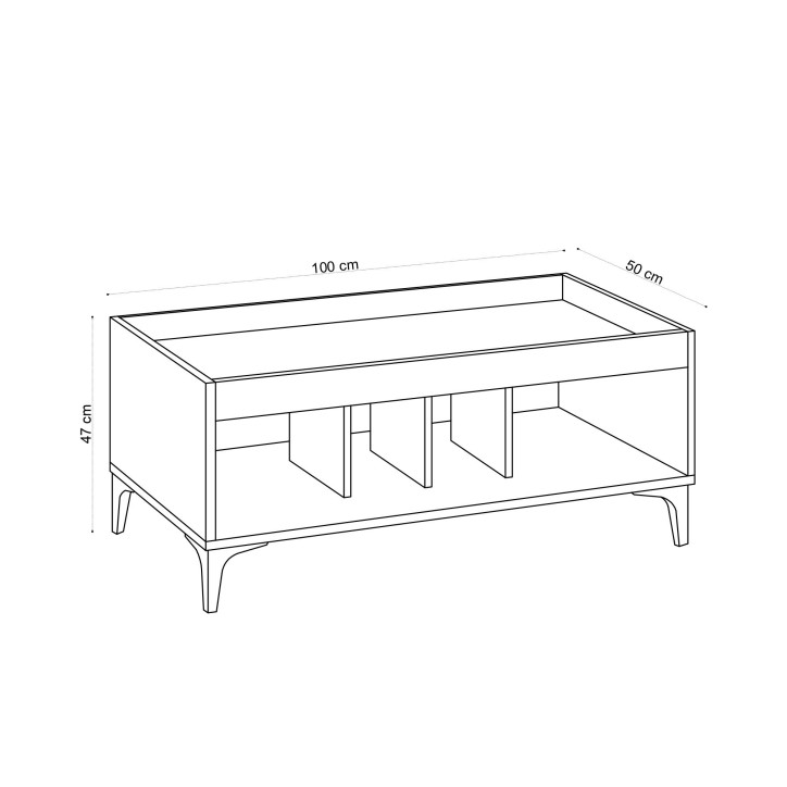 Mesa de centro Luke roble