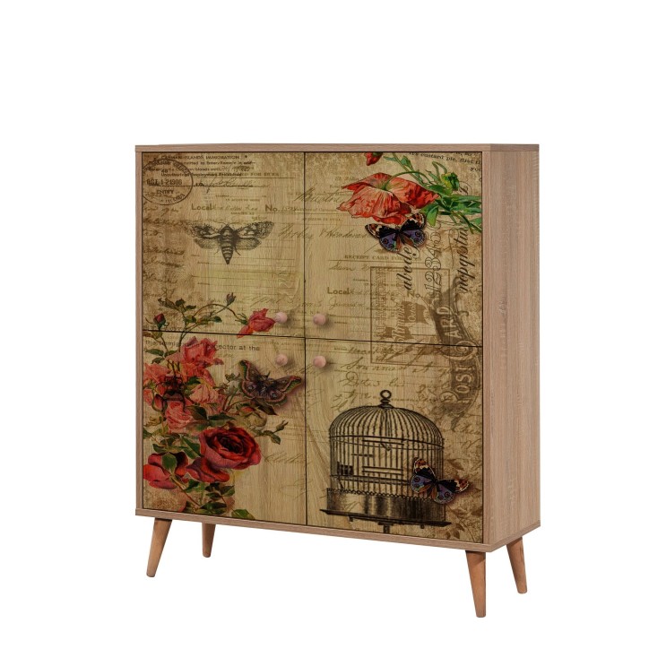 Mueble auxiliar Multilux-734 sonoma roble