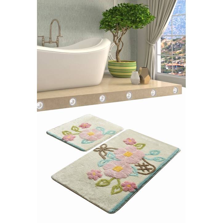 Alfombra de baño Set (2 piezas) Garden  multicolor