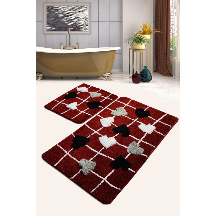 Alfombra de baño Set (2 piezas) Kalbim  multicolor