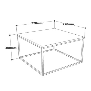 Mesa de centro VG13-A pino atlántico - 956LCS1208