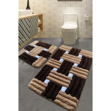 Alfombra de baño Set (2 piezas) Piazza  multicolor