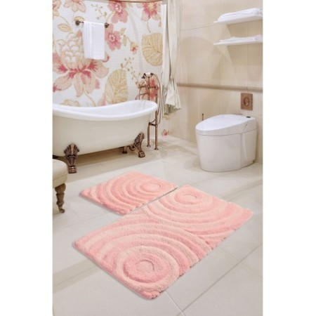 Alfombra de baño Set (2 piezas) Wave  polvo