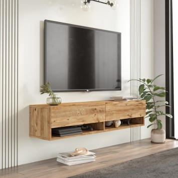 Mueble TV con estante FR11-A pino atlántico - 956LCS1676