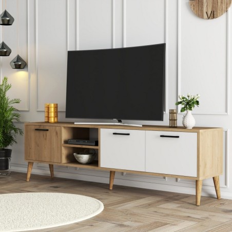 Mueble TV Exxen -1585 roble blanco