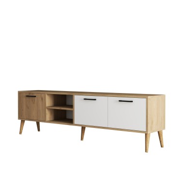 Mueble TV Exxen -1585 roble blanco - 389MZA1177