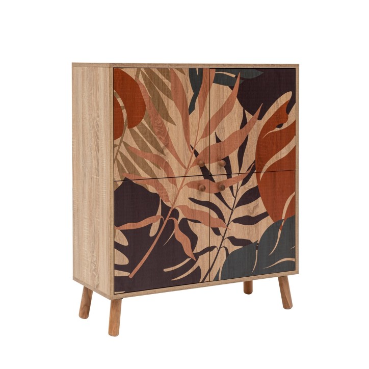 Mueble auxiliar Multilüx Palm multicolor