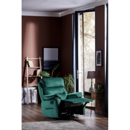 Sillón reclinable Tron Emerald verde