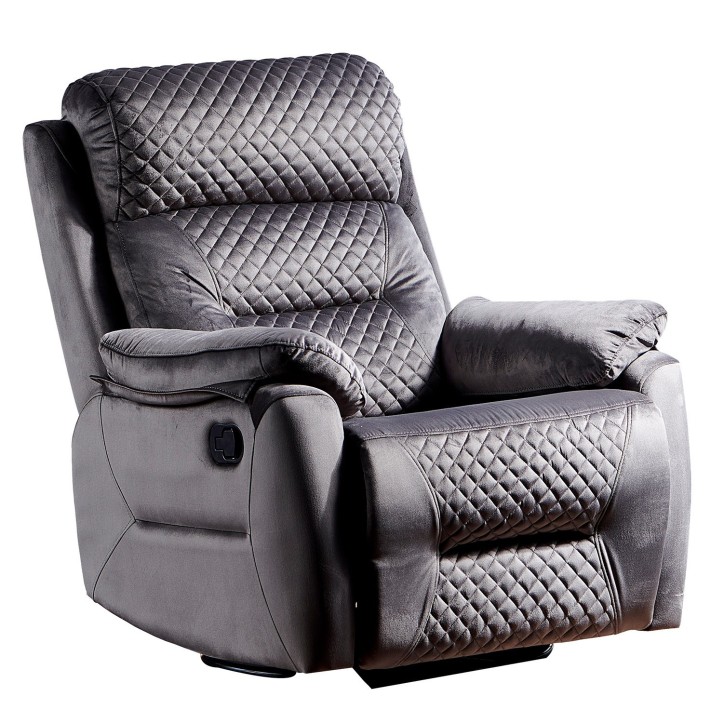 Sillón reclinable Trone gris