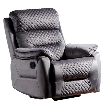 Sillón reclinable Trone gris - 480NRN2507