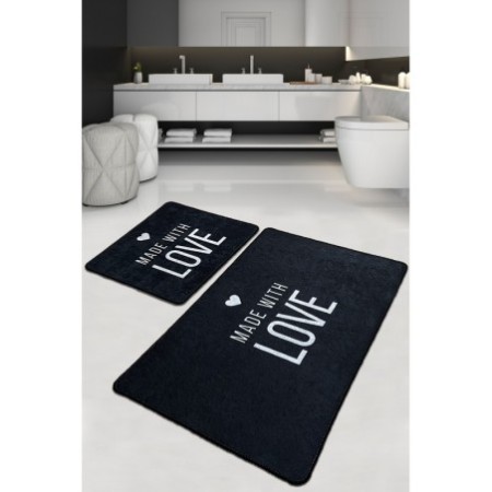 Alfombra de baño Set (2 piezas) Con Amore Djt multicolor