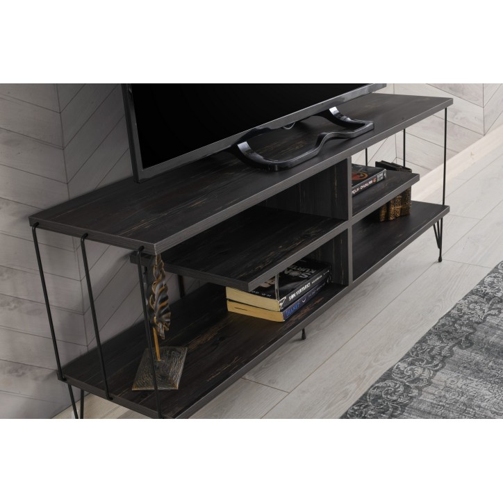 Mueble TV Eze marron oscuro