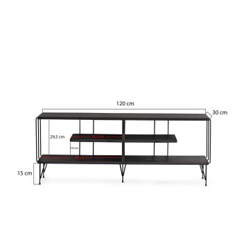 Mueble TV Eze marron oscuro - 854KLN3044