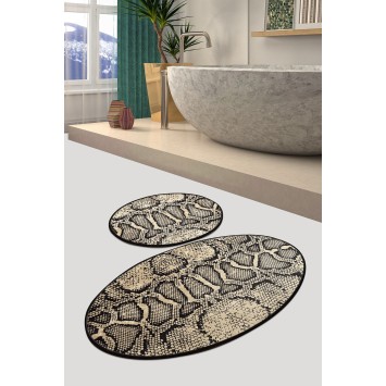 Alfombra de baño Set (2 piezas) Snake DJT multicolor