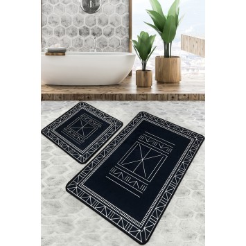 Alfombra de baño Set (2 piezas) Vansiya  multicolor