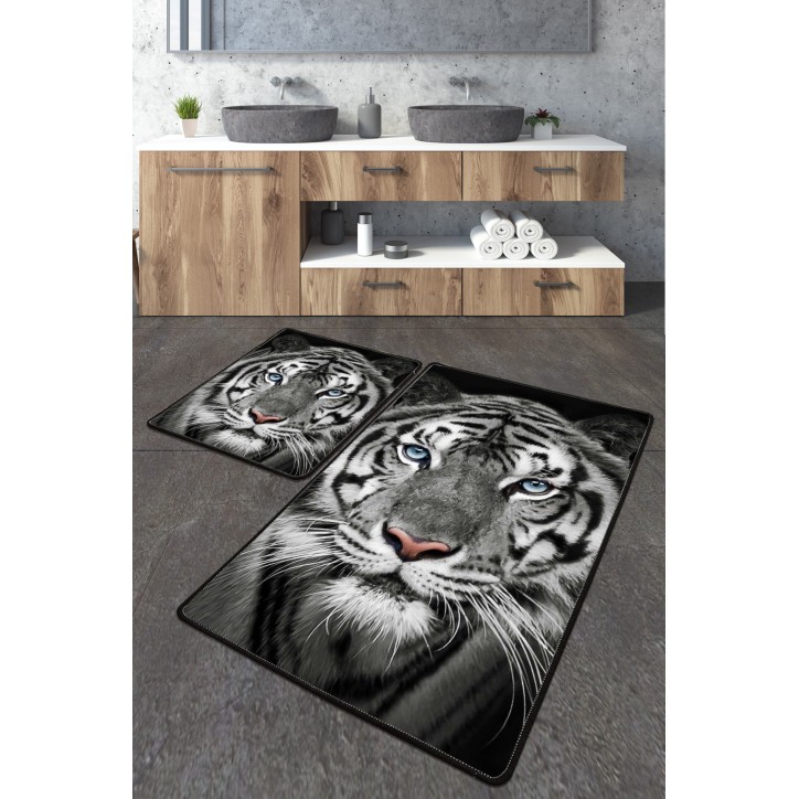 Alfombra de baño Set (3 piezas) Hunter Djt  multicolor