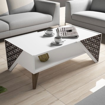 Mesa de centro Beril blanco - 845HCT2801