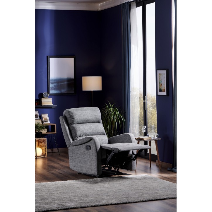 Sillón reclinable Comfort gris