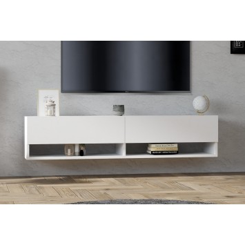 Mueble TV con estante Arges blanco - 495SSE1605