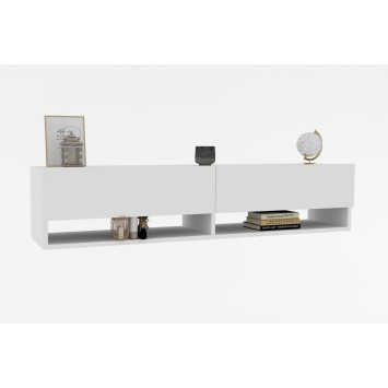 Mueble TV con estante Arges blanco - 495SSE1605